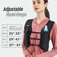 Running Vest for Women Men, USA Original Patent, Adjustable Chest Straps Running Hydration Vest with 500ml Soft Flask, Lightweight Reflective Hydration Backpack for Marathon