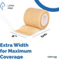 12 Pack Self-Adhesive Bandage Wrap - 2 Inches x 5 Yards - Elastic Self Adherent Cohesive Wrap Bandage - Breathable Athletic Tape for Wrists, Knee, and Ankle - First Aid Sports Wrap - Brown