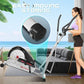 ANCHEER Elliptical Exercise Machine, Elliptical Training Machines with Pulse Rate Grips and LCD Monitor, Elliptical Machine for Home with 8 Resistance Levels Smooth Quiet Driven, Max 350Lbs