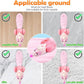 Migipaws Automatic Cat Toys, Plush Cat Mouse Toy, Interactive Toy for Indoor Cats, Smart Moving Kitten Toy, Rechargeable (Pink)