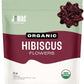 J MAC BOTANICALS Certified Organic Hibiscus Flower (2 Pounds), Hibiscus Tea, Cut & Sifted Flowers, Flor de Jamaica
