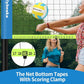 Portable Outdoor Volleyball Net Set for Backyard Beach with Adjustable Poles, Soft PU Volleyball & Pump, Carry Bag and Durable Anti-Sagging Net