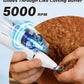 Casfuy Cordless Dog Paw Trimmer - Low Noise Small Dog Clippers with Double Blades USB Rechargeable Grooming Clipper for Dogs Cats and Small Pets for Trimming Hair Around Paws, Eyes, Ears, Face, Rump