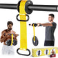 Forearm Strengthener and Wrist Roller, 43.3 in Or 51.2 in Ultra-Strong Nylon Webbing Wrist & Forearm Blaster with Quick Locking Mechanism, Durable Anti-Slip Grip Handles for Forearm Strength Training