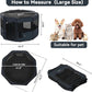 PETSFIT 45.5" Dog Playpen with Dual Zipper Doors –Sturdy Foldable Pet Playpen for Large & Medium Dogs with Removable Mesh Top and Leakproof Bottom