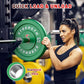 Premium Color-Coded Rubber Bumper Plates Set - 2 Inch Olympic Weight Plates for Home Gym Cross and Strength Training