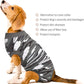 Kuoser Recovery Suit for Dogs Cats After Surgery, Professional Pet Recovery Shirt Dog Abdominal Wounds Bandages, Substitute E-Collar & Cone,Prevent Licking Dog Onesies Pet Surgery Recovery Suit