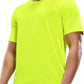 MIER Men's Dry Fit Workout T-Shirts Athletic Running Tee Short Sleeve Crew Neck Gym Tops, Polyester, Moisture Wicking