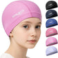 COOLMATE Fabric Swim Cap for Adult Women Men Kid 3 4 6 8 14 16, Silicone Water Resistant Layer, Cloth Swim Cap Gifts for Swimmers, Lightweight for Pool, Lap Swimming (1 pc)