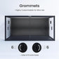 120 Gallon Bearded Dragon Tank,48" x 24" x 24" Reptile Tank with Sliding Door Top Screen Ventilation, Front Opening Reptile Enclosure for Easy Maintenance