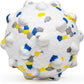 3.7'' Dog Balls for Dogs Aggressive Chewers Indestructible Tennis Durable Bouncy Interactive Dog Toy Balls for Fetch Game Floating Balls (White Large)