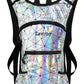Reflective Hydration Backpack, Hydration Pack - Water Backpack with 2L/3L Hydration Bladder, Essential for Festivals - Rave Hydration Pack for Hiking, Running, Cycling, and Festivals