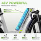 1000 Peak Electric Bike for Adults,up 80 Miles Removable Battery Ebike, 26" Electric E Bike with 7-Speed,Adult Electric Bicycles for Commute Beach Snow Womens All Terrain