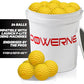 PowerNet Launch F-lite Softball & Baseball Pitching Machine, Dimpled Practice Balls, Bucket of Baseballs, Coaching Bucket Bundle for Pitching Machine, Baseball Training Equipment