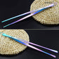 JETKONG 2 Pcs 12-Inch Culinary Tweezers Food Tweezers Kitchen Tweezer Tongs for Cooking (Rainbow)