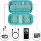 MP3 & MP4 Player Case for SOULCKER/G.G.Martinsen/Grtdhx/iPod Nano/Sandisk Music Player/Sony NW-A45 and Other Music Players with Bluetooth. Fit for Earbuds, USB Cable, Memory Card - Green