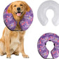 CuteBone Inflatable Dog Neck Donut with Removable Soft Fleece Covers for Small/Medium/Large Dogs and Cats After Surgery GWB06XL