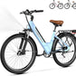 1000 Peak Electric Bike for Adults,up 80 Miles Removable Battery Ebike, 26" Electric E Bike with 7-Speed,Adult Electric Bicycles for Commute Beach Snow Womens All Terrain