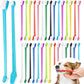 30 Pcs Pet Toothbrush Kit - Dual-Headed Toothbrush for Dogs & Cats - 10 Colors
