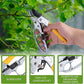 Ultra Sharp Germany Steel Pruning Shears - Cuts 3X Easier, Weak Hand Arthritis Snips, Rust-Resistant, Effortlessly 1-Inch Cut Capacity Garden Scissors, Ergonomic Handle
