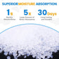 NEWORD Crystals Cat Litter Superior Odor Control 14 lbs Total (2 Pack of 7lb Bags) Soft-On-Paws Low Tracking Dust-Free White Silica Gel, Unscented