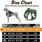 rabbitgoo Dog Harness Small Sized No Pull, Tactical Service Pet Vest with Molle and Control Handle, Adjustable and Reflective Military Harness for Easy Walking and Training, Green, S