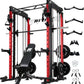 RitFit M1 & M1 Pro Smith Machine with Cable Crossover System, Multi-Function Squat Rack Power Cage for Home Gym, Power Rack and Packages