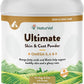 NaturVet Ultimate Skin & Coat Powder Pet Supplement for Dogs & Cats – Includes Omegas 3, 6, 9, Biotin, Vitamins – For Healthy Dog Coats, Cat Skin – Tasty Food Topper for Pets – 4 lbs.