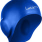 3D Swim Caps - Ear Protection Swimming Cap for Women & Men - Silicone, Waterproof - Fits Long & Short Hair - Adult & Youth