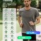 Smart Bracelet, Wearable Activity & Fitness Tracker Band, 24H Sleep Tracker, All-Day Continuous Heart Rate Blood Pressure Stress HRV Monitor, 170+ Sport Modes Smart Wristband with 2 Bands, Free APP