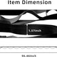 SANKUU Yoga Straps Stretching Strap with 12 Loops Workout Poster, Straps for Stretching Physical Therapy Equipment Long Stretch Out Bands for Exercise, Pilates and Gymnastics for Women Men