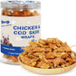 Dog Treats Chicken & Fish, High in Protein and Omega-3, for Large Small Dogs, 10.5 oz