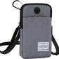 Cell Phone Purse Waist Pack Bag Travel Crossbody Bag Wristband Sport Armband Wallet with Removable Shoulder Strap (Light Grey)