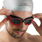 AqtivAqua Swimming Goggles, DX Wide View Swim Goggles for Adult Men Women, Anti Fog No Leaking