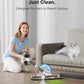 Cordless Stick Vacuum Cleaner for Home, Lightweight Rechargeable Vacuum with 55min Runtime, Powerful Suction, Green LED Headlight, 9-in-1 Pet Hair Carpet & Hardwood Floor Cleaner
