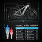 VELOWAVE Electric Bike for Adults Peak 1200W BAFANG Motor 28MPH Mountain Ebike 48V 15Ah Removable LG Cells Battery 26'' Fat Tire E Bike Shimano 7-Speed