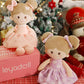 Soft Baby Doll Toys (12''), My First Baby Rag Doll for 1 Year-Old Girl Birthday Gift, Leya Doll Christmas Plush Toys Gift for Toddler Kids Infants -Butterfly Girl