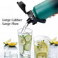 Water Bottle Insulated 32oz 40oz 64oz 128oz Straw Lid Spout Lid & 3 Lids, Leak Proof, Vacuum Insulated,Stainless Steel Water Bottle Wide Mouth for Sports, Gym or Office