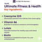 Dr. Bill’s Feline Ultimate Fitness & Health | Cat Multivitamin Powder - Daily Supplement | Weight Control, Joint, Brain, Heart & Immune Support | Omega 3s, Collagen, B Vitamins, Taurine, Amino Acids