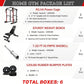R1-V4 Power Cage Rack, 2000LB Squat Rack with Cable Crossover System, Multi-Function Weight Cage, Home Gym Workout Machine with More Training Attachments