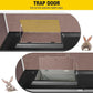 AIVITUVIN Wooden Rabbit Hutch Indoor Outdoor Rabbit Cage with Two Removable Trays Bunny Cage on Wheels Pet House Guinea Pig Cage 2 Story (Brown)