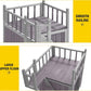 Aivituvin Dog House Feral Cat House Outdoor and Indoor,Pet Houses with Stairs,2 Storys
