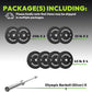 Olympic Bumper Plates Set 2 Inch, 10-55 lbs Rubber Weight Plates with 45 lb (20kg) Black/Silver Barbell, Strength Training & Weight Lifting for Home Gym