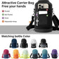 1 Gallon Water Bottle Insulated | Thickened Stainless Steel Vacuum Metal Water Jug | Portable Sports Large for Gym and Hiking with Straw, Carrier Bag, Handle Strap | BPA-Free 128 oz