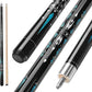 Pool Cue, 58" Billiard Cue Stick 2-Piece 13mm Maple Wood Pool Cue Stick 18 19 20 21oz for Bar House Pool Table Sports