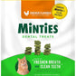 Minties Dental Treats for Cats, Chicken Flavored Treats for Cats, Freshens Breath and Controls Tartar, 10oz