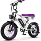 V9-G60 Peak 1500W Ebike, 48V 20Ah(960WH) Removable Battery, 72Miles &32MPH,20" Fat Tire Dirt Bike,7 Speed Gears,Dual Shock Absorber, Adults Electric Bike for Mountains, Snow, Sand, Road