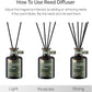 Reed Diffuser for Pet Odor Elimination, Lily of The Valley, Non-Toxic & Pet-Friendly Air Freshening, 6 Oz