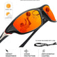 KALIYADI Polarized Sunglasses-Men Sports Sunglassses: Mens Sunglasses with UV Protection for Fishing Driving Cycling Running