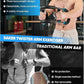 Twister Arm Trainer, Chest Workout Equipment 40-100lb Adjustable Arm Trainer, Twister Arm Trainer, Portable Power Twister Bar, Detachable Design Fitness Anywhere